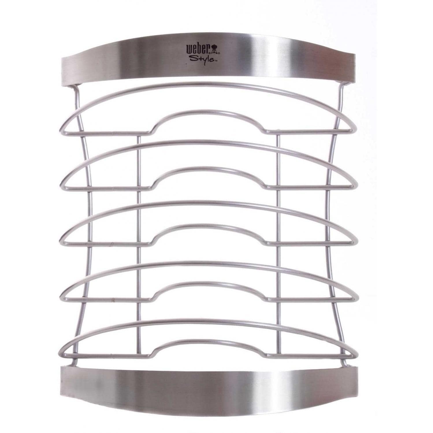 Weber Style 6453 Stainless Steel Rib Rack BBQ Guys