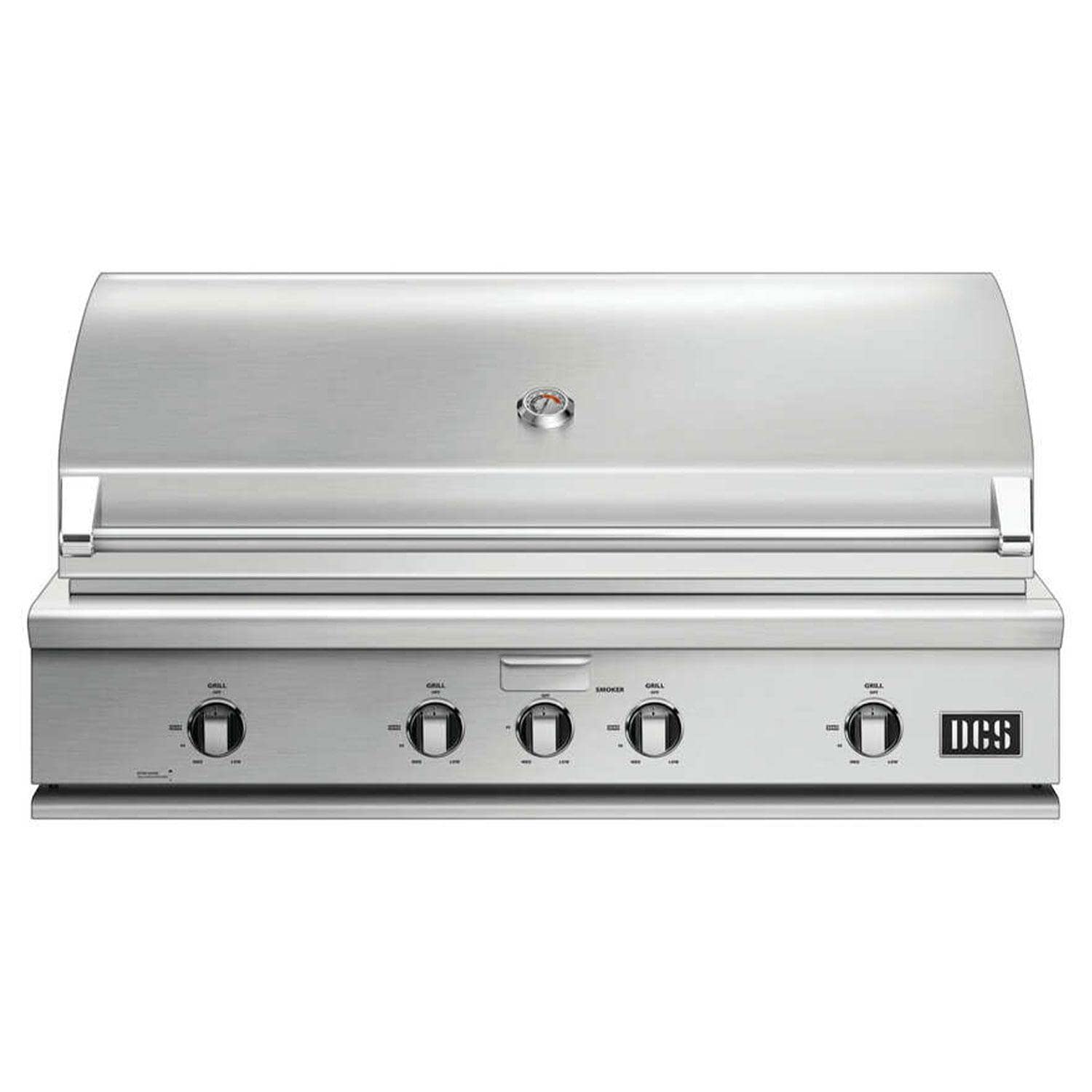 DCS BH1-48-N Series 7 48-in 4 Burner Built-In Natural Gas Grill w/ Integrated Smoker Box & Independent Burner - Display - White Background thumbnail