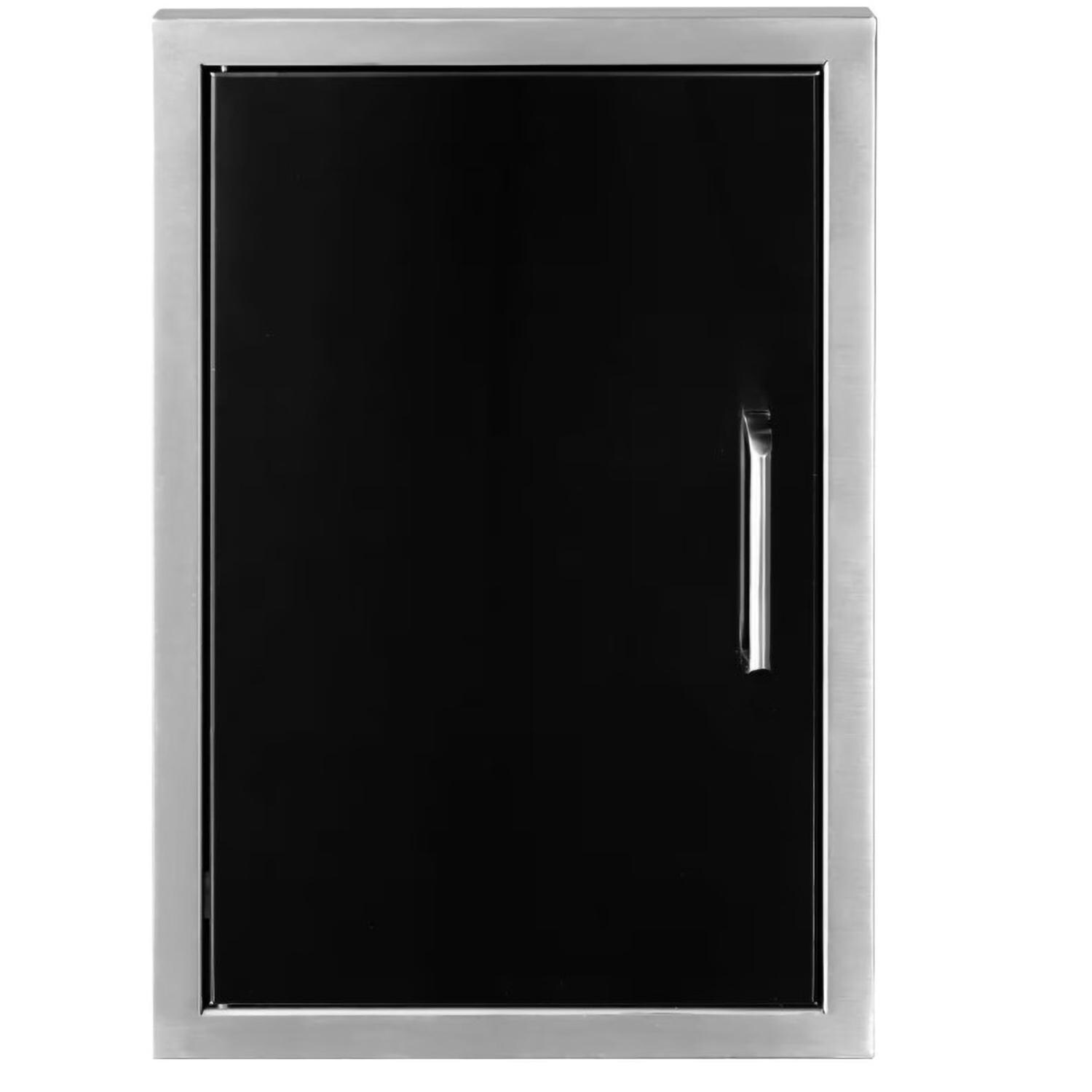 Wildfire WF-PRO36G-RH-NG 36 Inch Grill Outdoor Kitchen Package w/15 Inch Side Griddle & 24 Inch Outdoor Rated Refrigerator - Single Access Door - White Background thumbnail