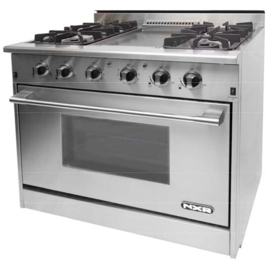 NXR DRGB3601N Professional Range - Angled View thumbnail