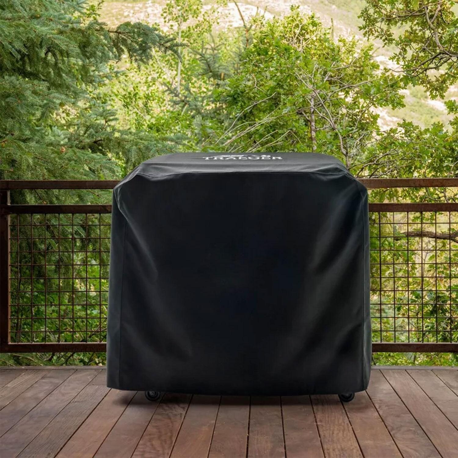 Traeger BAC889 Flatrock 3-Zone Grill Cover - Lifestyle thumbnail