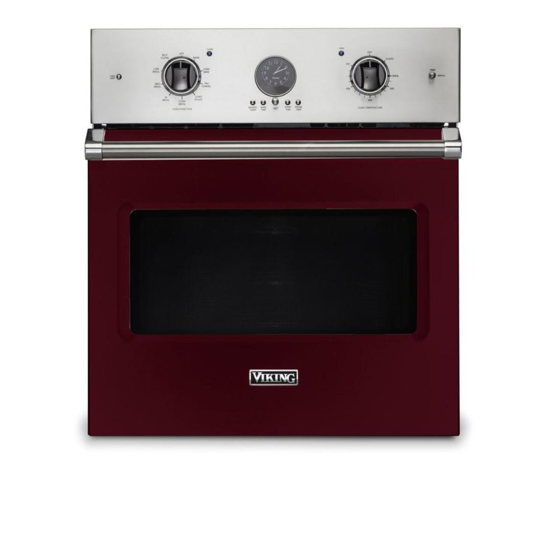 Viking Professional 5 Series Premiere 27-Inch Convection Electric Oven - Burgundy - VSOE527BU thumbnail