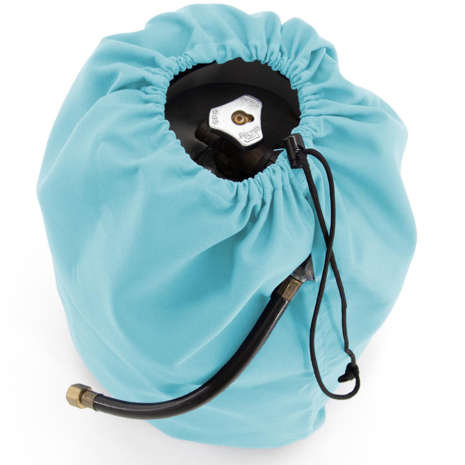 Signature Series Propane Tank Cover by BBQGuys - In Use Above thumbnail