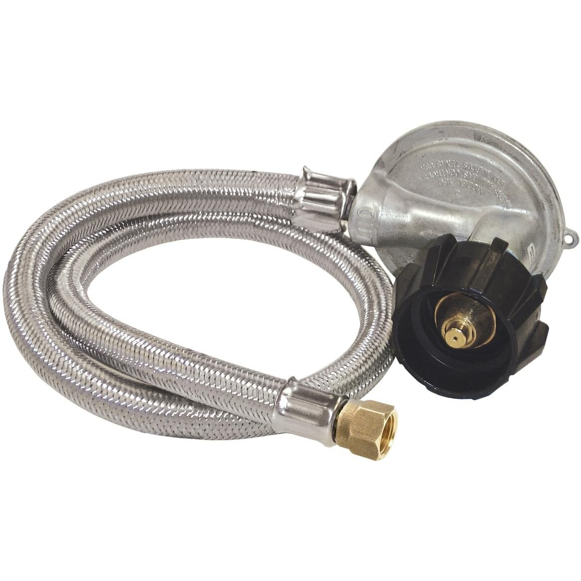 Bayou Classic 36 Inch Stainless Braided Hose With Low Pressure