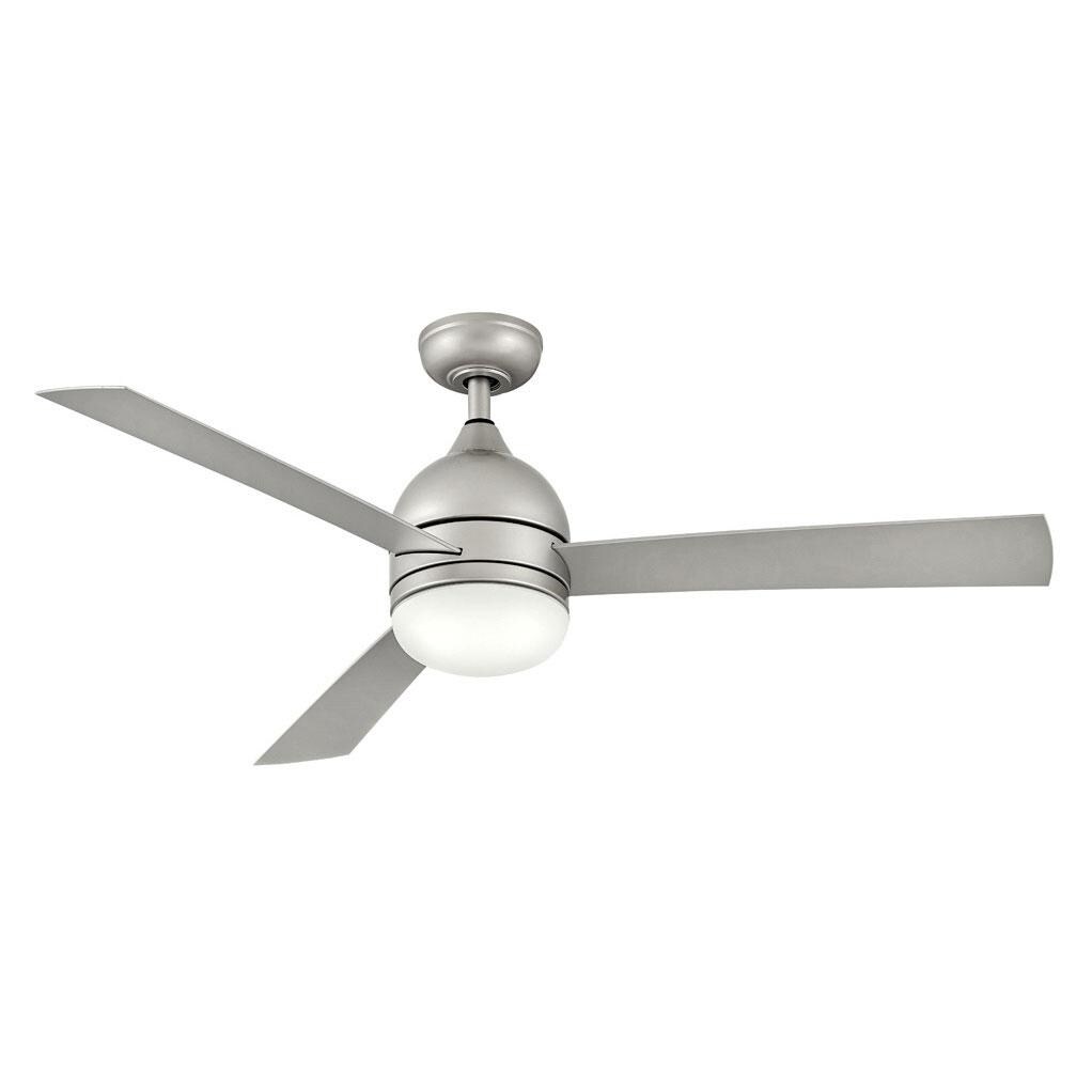 Hinkley Lighting 902352FBN-LWA Verge 52 Inch Indoor / Outdoor Ceiling Fan W/ LED Lighting - Brushed Nickel thumbnail