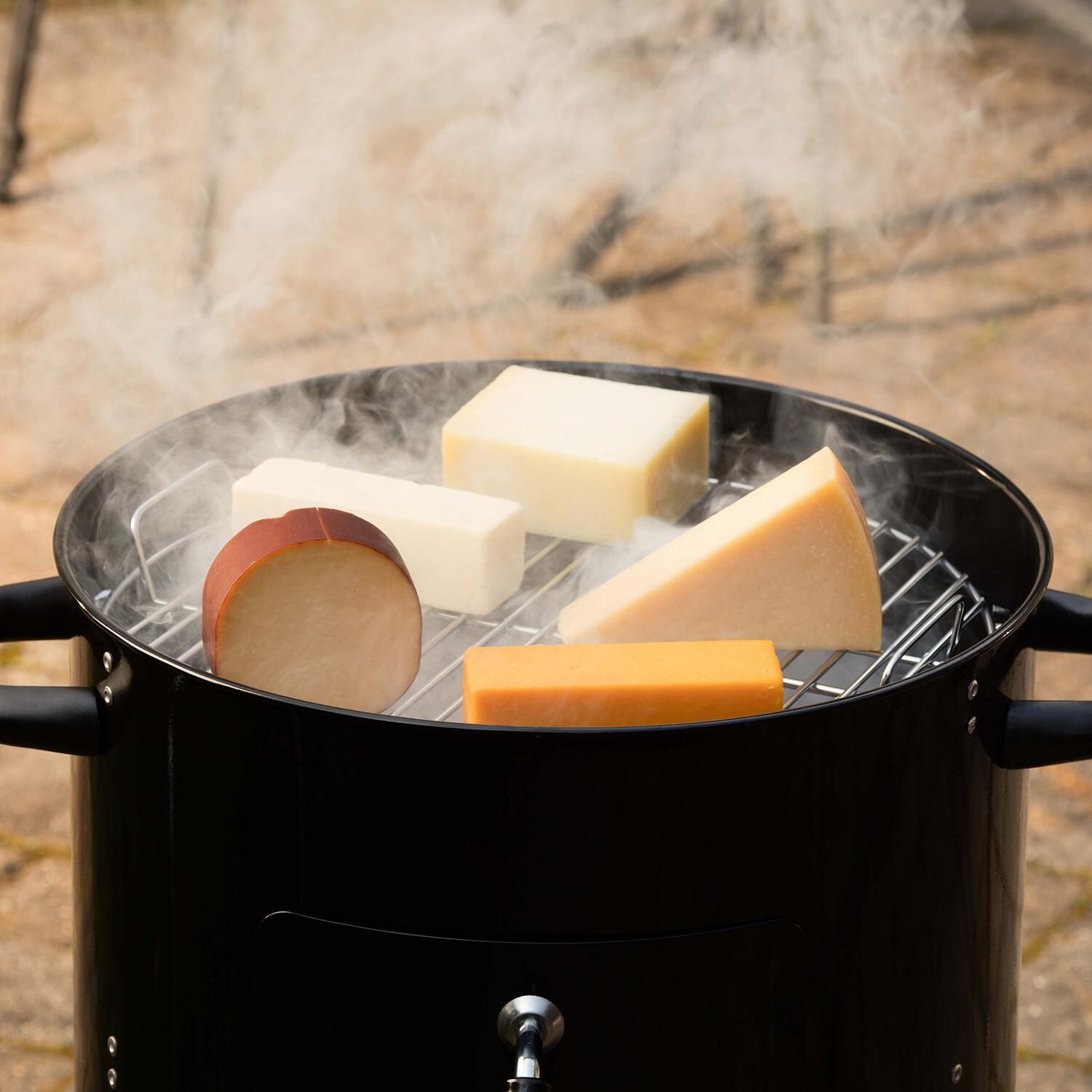 Cuisinart COS-118 18-Inch Vertical Charcoal Smoker - Smoking Cheese thumbnail