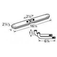 Stainless Steel Oval Twin, Centered, 2.25 Inch Offset Burner 11512-76412 image