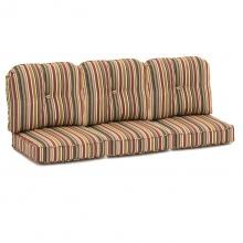 Sunbrella Brannon Redwood 6 Piece Medium Outdoor Replacement Sofa Cushion Set W/ Piping By BBQGuys image