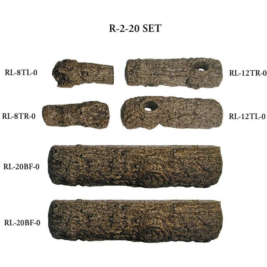 Peterson Real Fyre Golden Oak 20-Inch Log Breakdown thumbnail