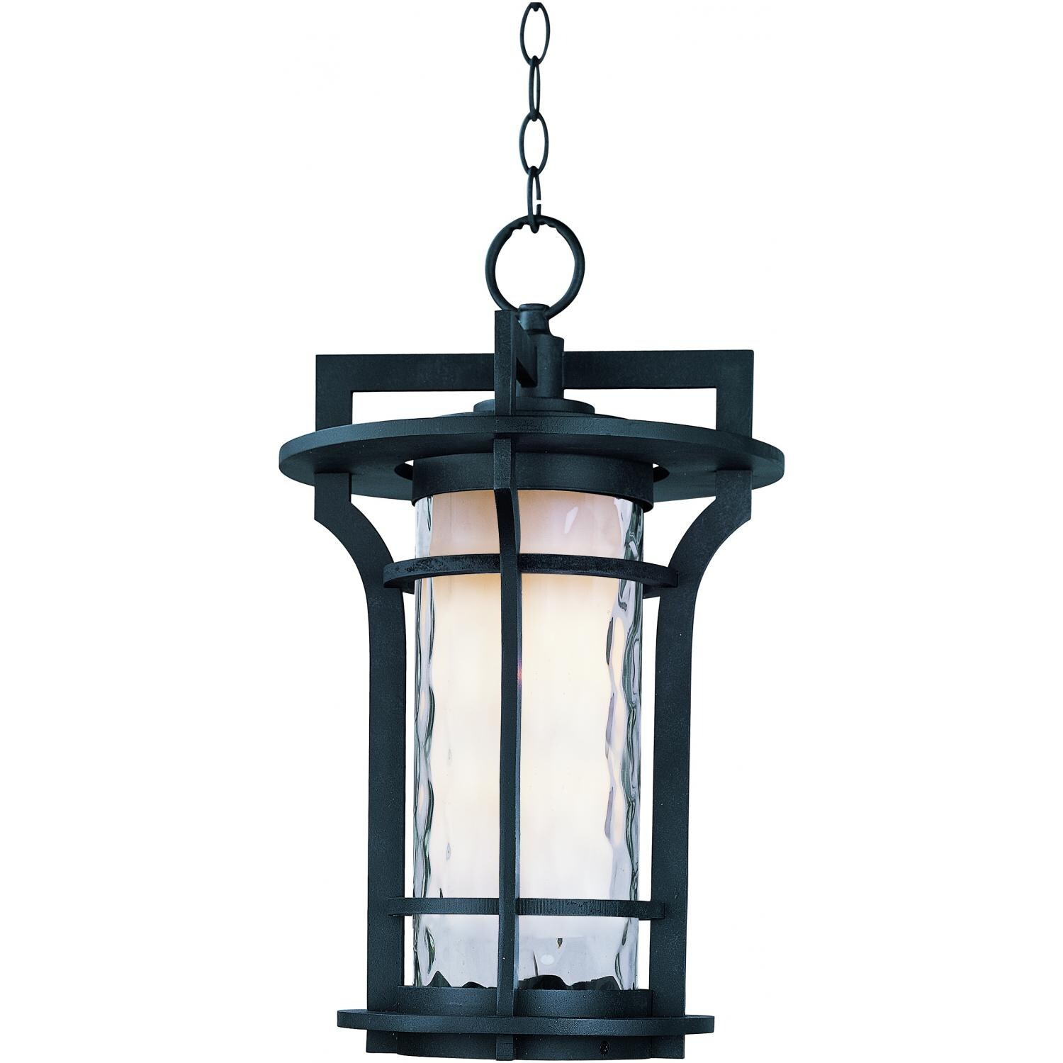 Maxim Oakville 30488WGBO 100W 19-Inch One Light Outdoor Hanging Lantern - Black Oxide thumbnail