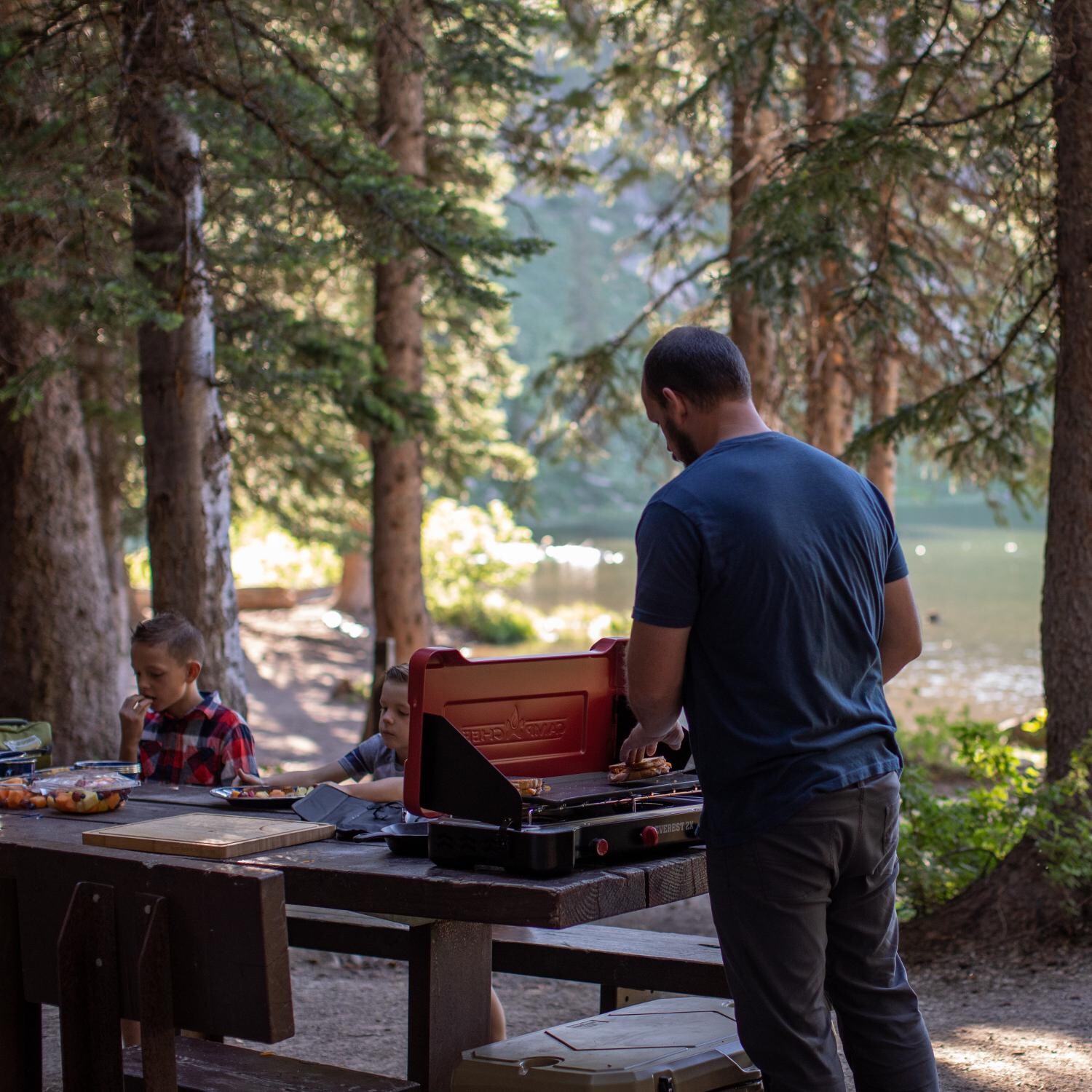 Camp Chef MSHPX Mountain Series Everest 2X High Output 2-Burner Cooking System - Cooking For Picnic thumbnail