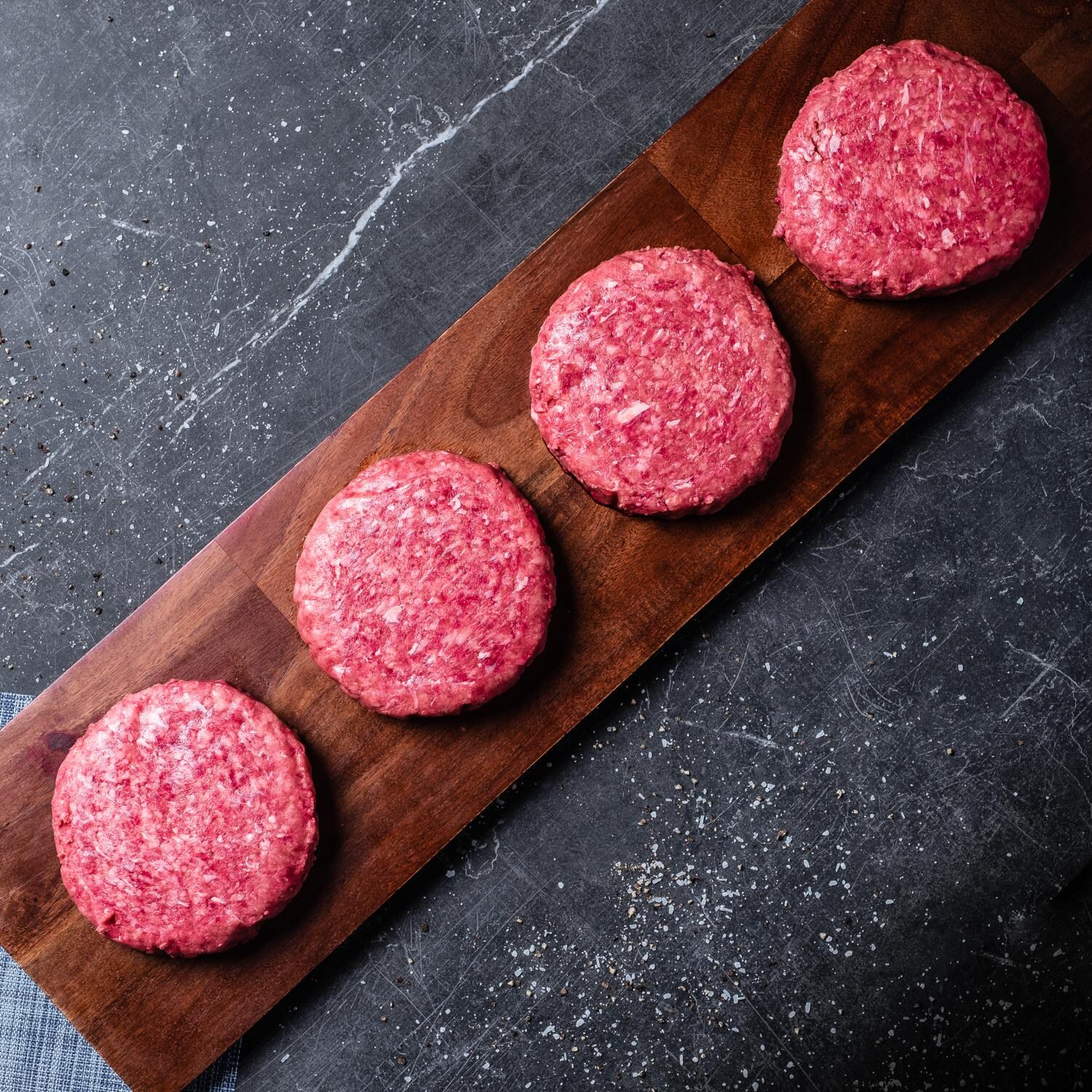Bison Burgers, 8 oz (12) | 90% Lean | BBQGuys USA Premium Cuts image