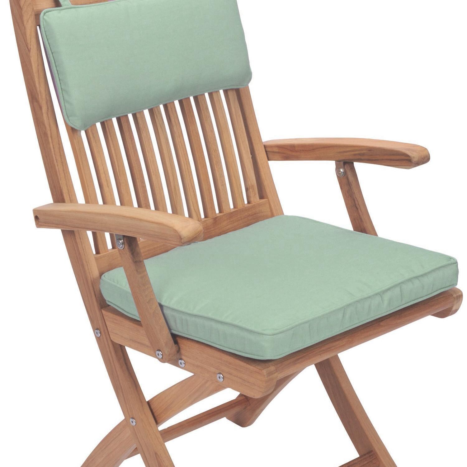Royal Teak Collection Sailor Teak Folding Arm Chair Without Cushions thumbnail