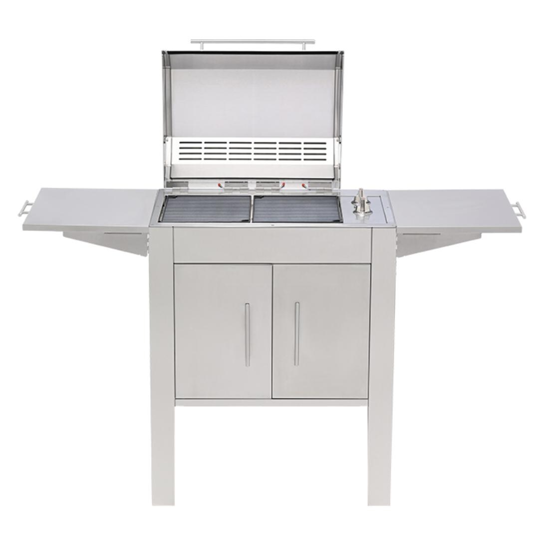 Kenyon C70416 Texan Knob Control 3000 Watt Electric Grill - 240V - Lid Open thumbnail