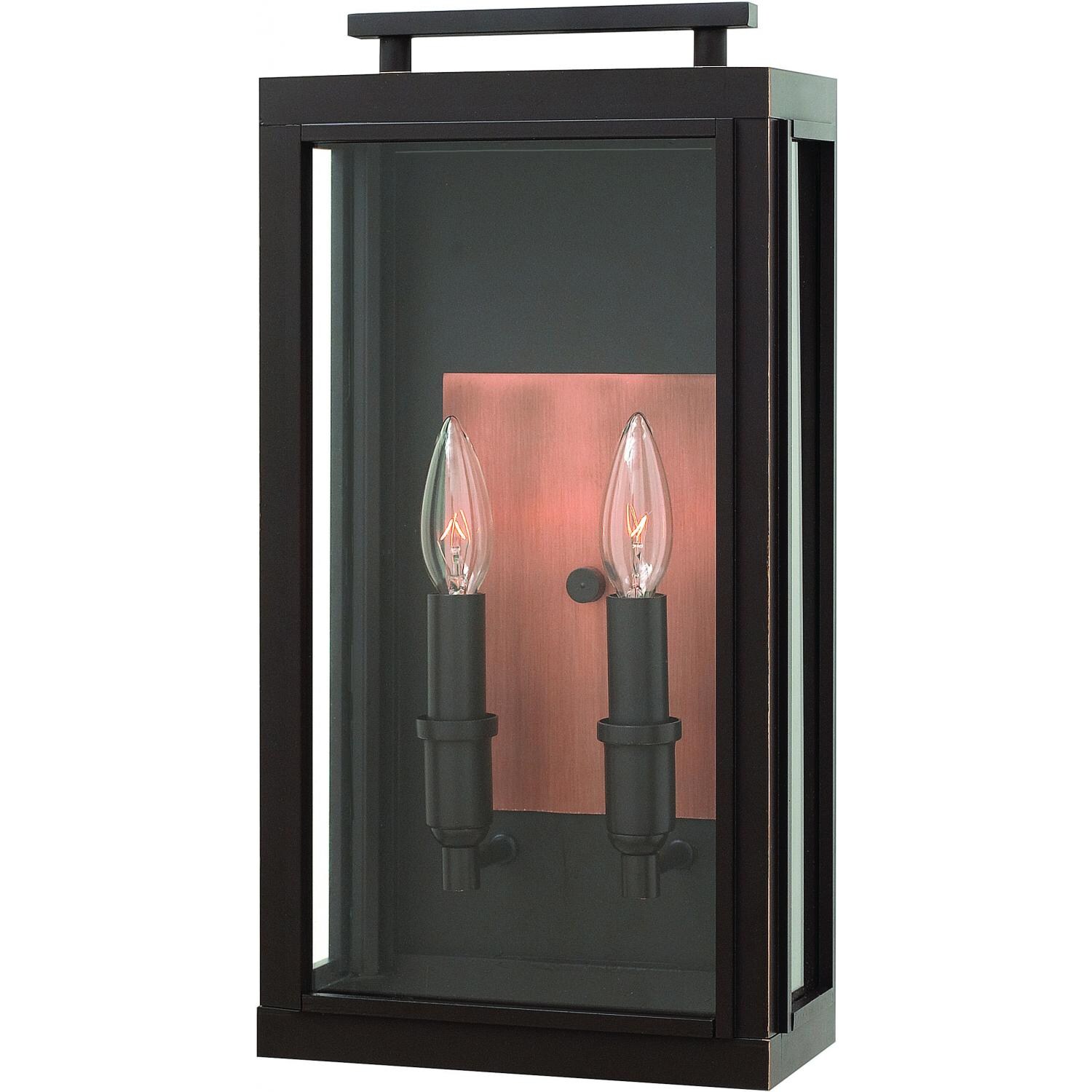 Hinkley Lighting Sutcliffe 2914OZ 60W Two Light Outdoor Wall Sconce - Oil Rubbed Bronze thumbnail