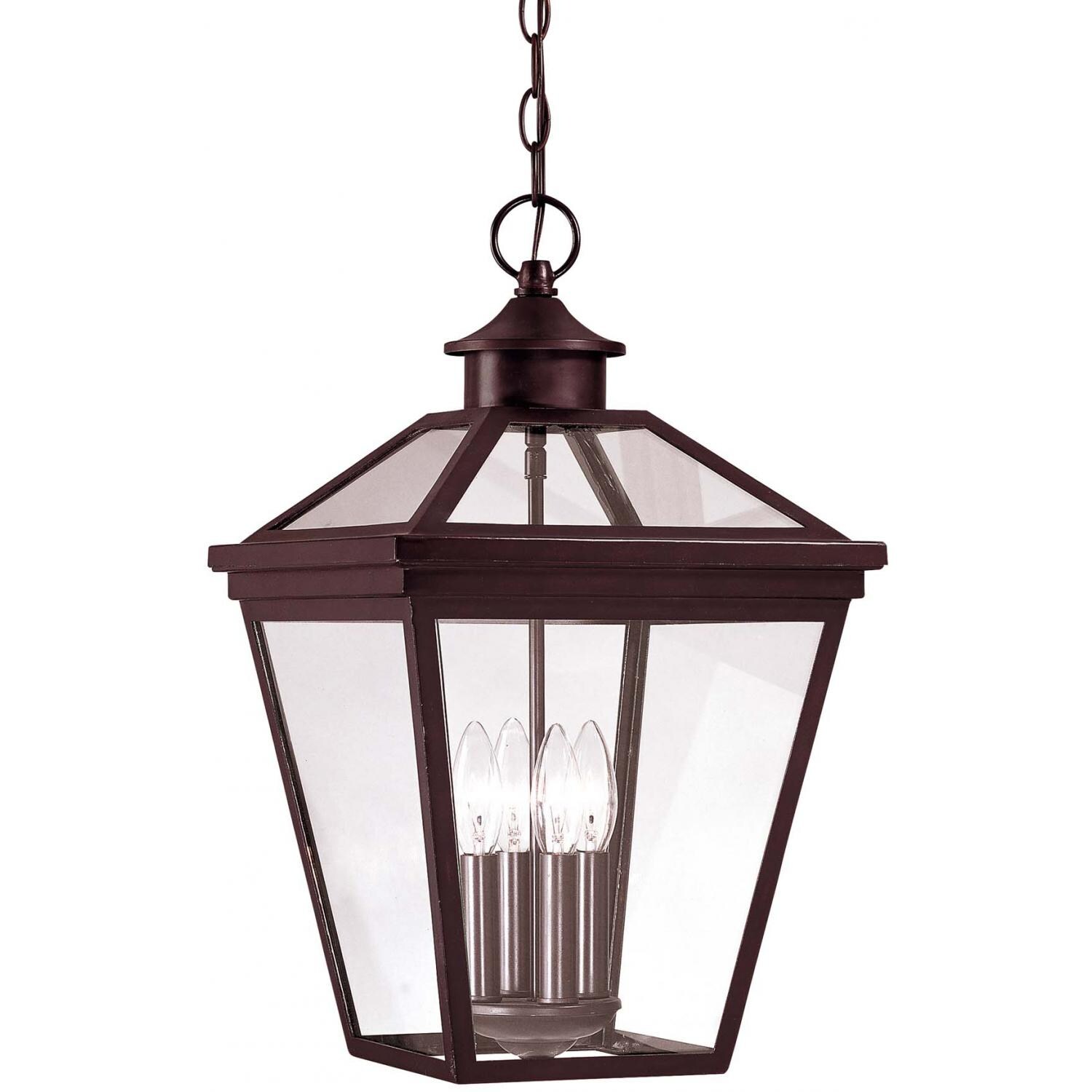 Savoy House Ellijay Four Light 20-Inch Hanging Lantern - English Bronze - 5-145-13 thumbnail