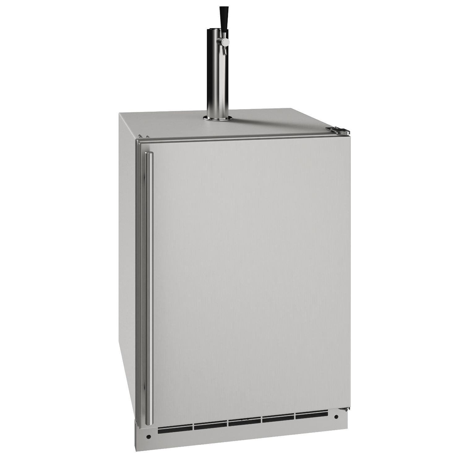 U-Line 24-Inch 5.5 Cu. Ft. Outdoor Rated Kegerator w/ Single Tap Tower Kit thumbnail