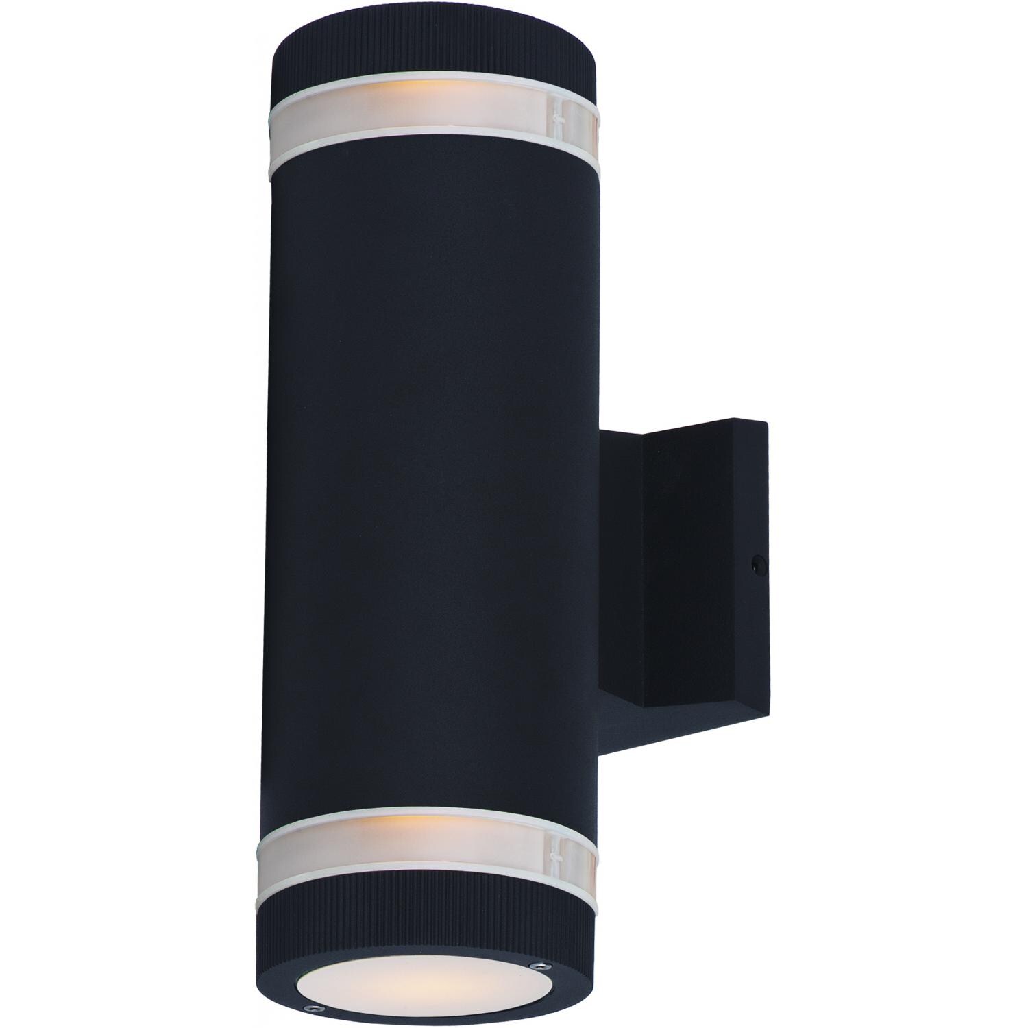 Maxim Lightray Two Light 12-Inch Outdoor Wall Light - Architectural Bronze - 6112ABZ