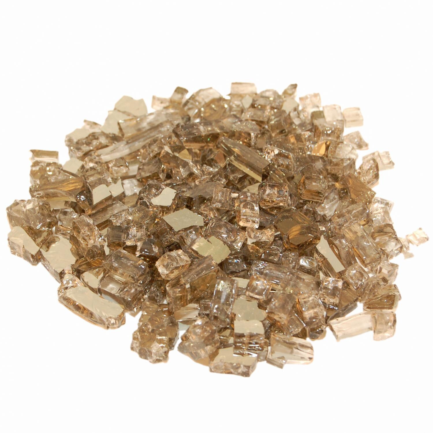Peterson Real Fyre Glass Bronze Reflective Fire Glass - 40 Lbs thumbnail