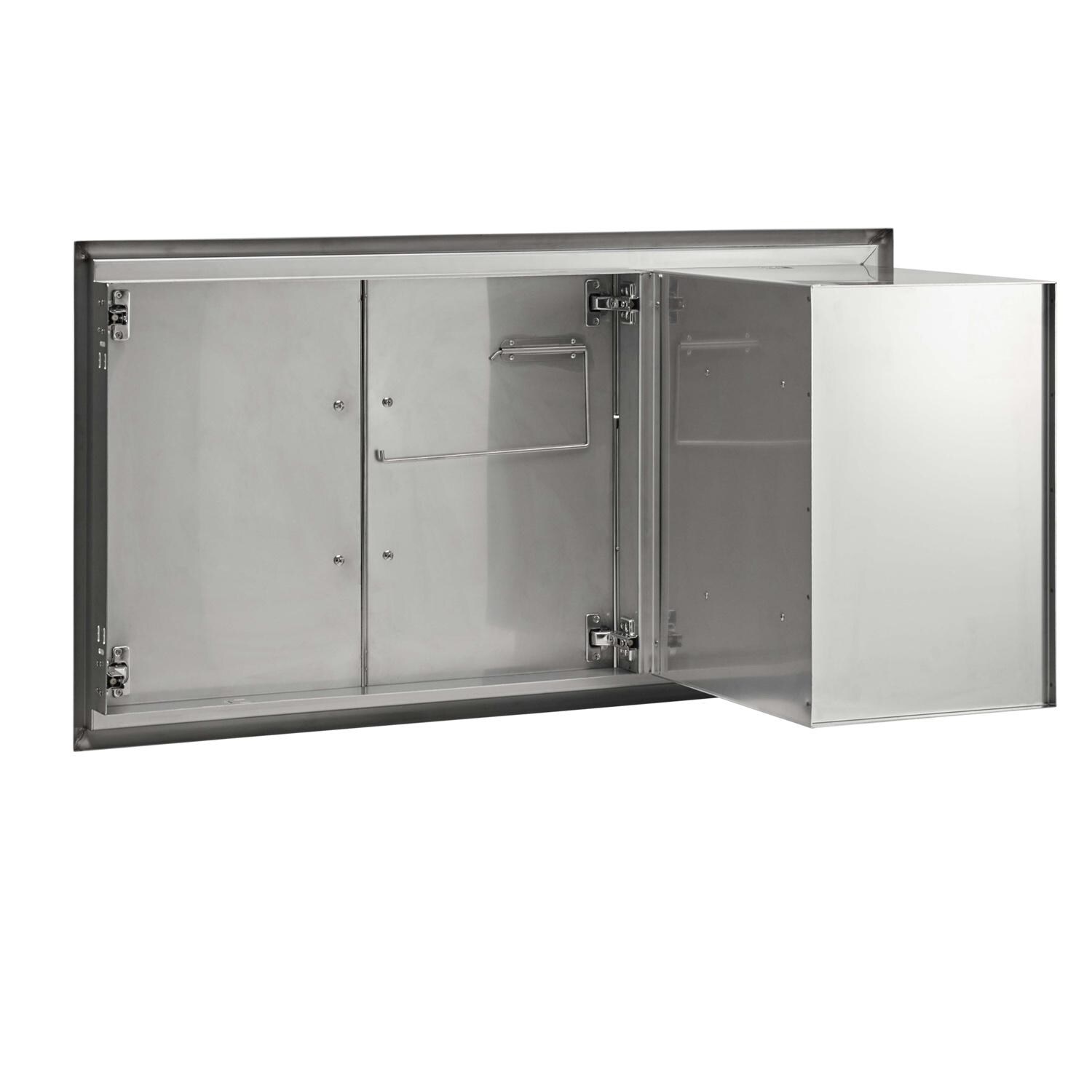 Coyote Outdoor Living C3-CD2DC 45 Inch Double Door & Drawer Combo - Angle - White Background thumbnail