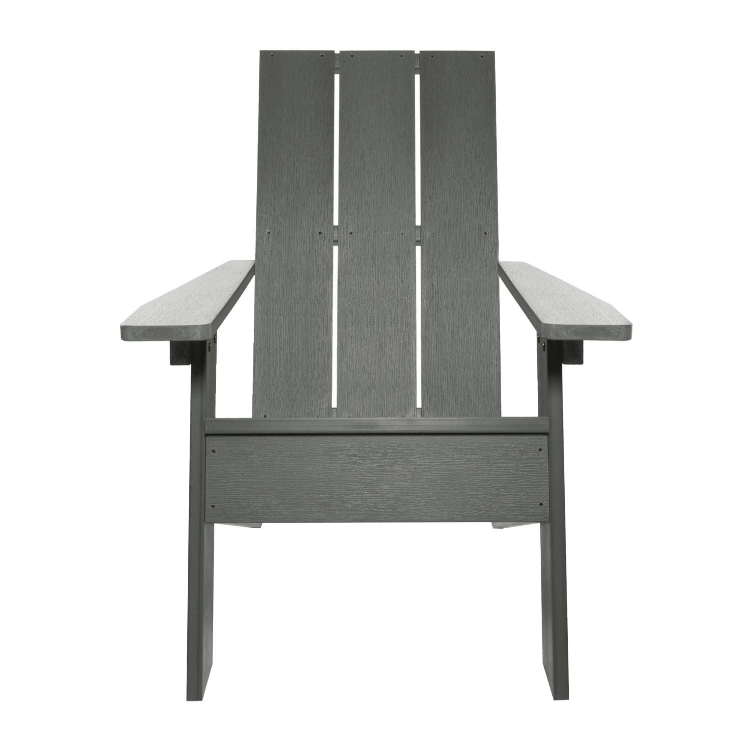 Lakeview Classical Cove Modern Adirondack Chair - Coastal Teak - Front thumbnail