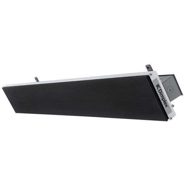 Dimplex X-DLW3200B24 DLW Series Radiant Heater - 3200W - 240V - Long Wave IR Black - Close-Up thumbnail