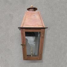 Regency GL24 Belle Chase Natural Gas Light With Open Flame Burner And Manual Ignition On Decorative Corner Wall Mount
