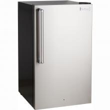 Fire Magic 20-Inch 4.0 Cu. Ft. Premium Right Hinge Compact Refrigerator - Stainless Steel Door / Black Cabinet - 3598-DR image