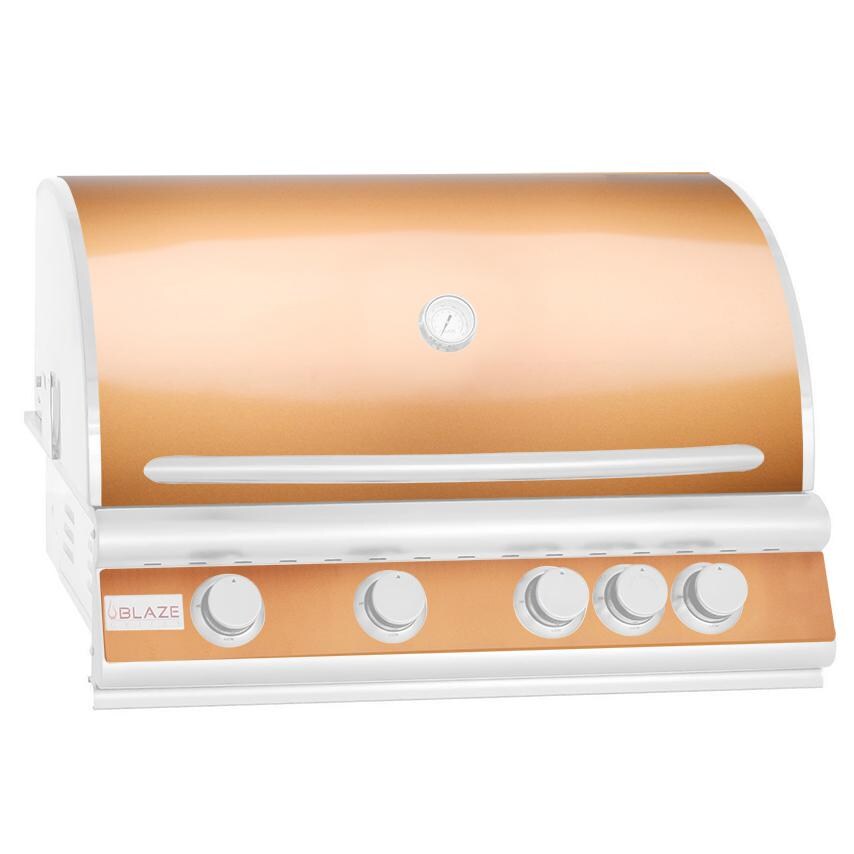 Blaze Grill Skin & Control Panel Cover in Rose Gold / Copper for 32-Inch Gas Grills - BLZ-4BSK-RG