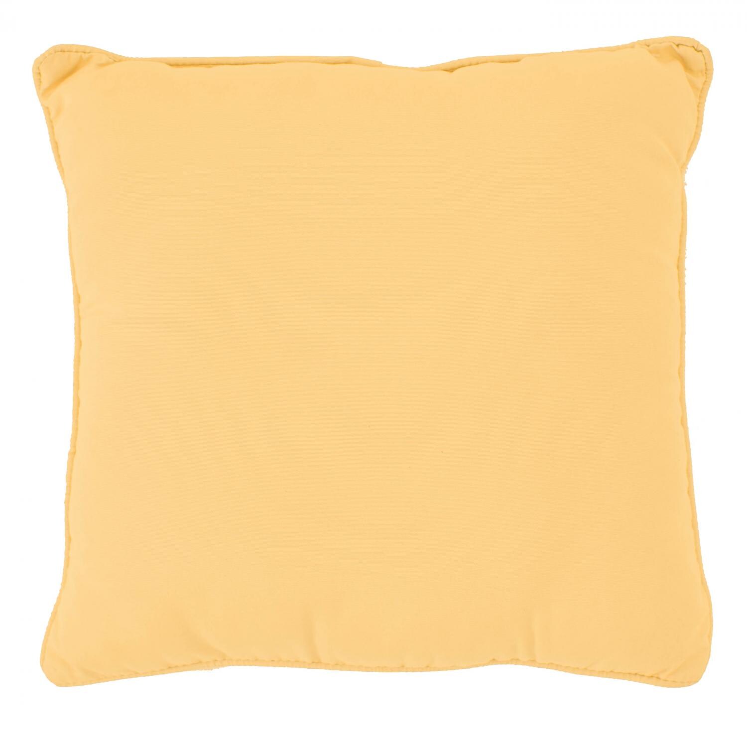 18 x 18 Sunbrella Throw Pillow - Canvas Buttercup thumbnail