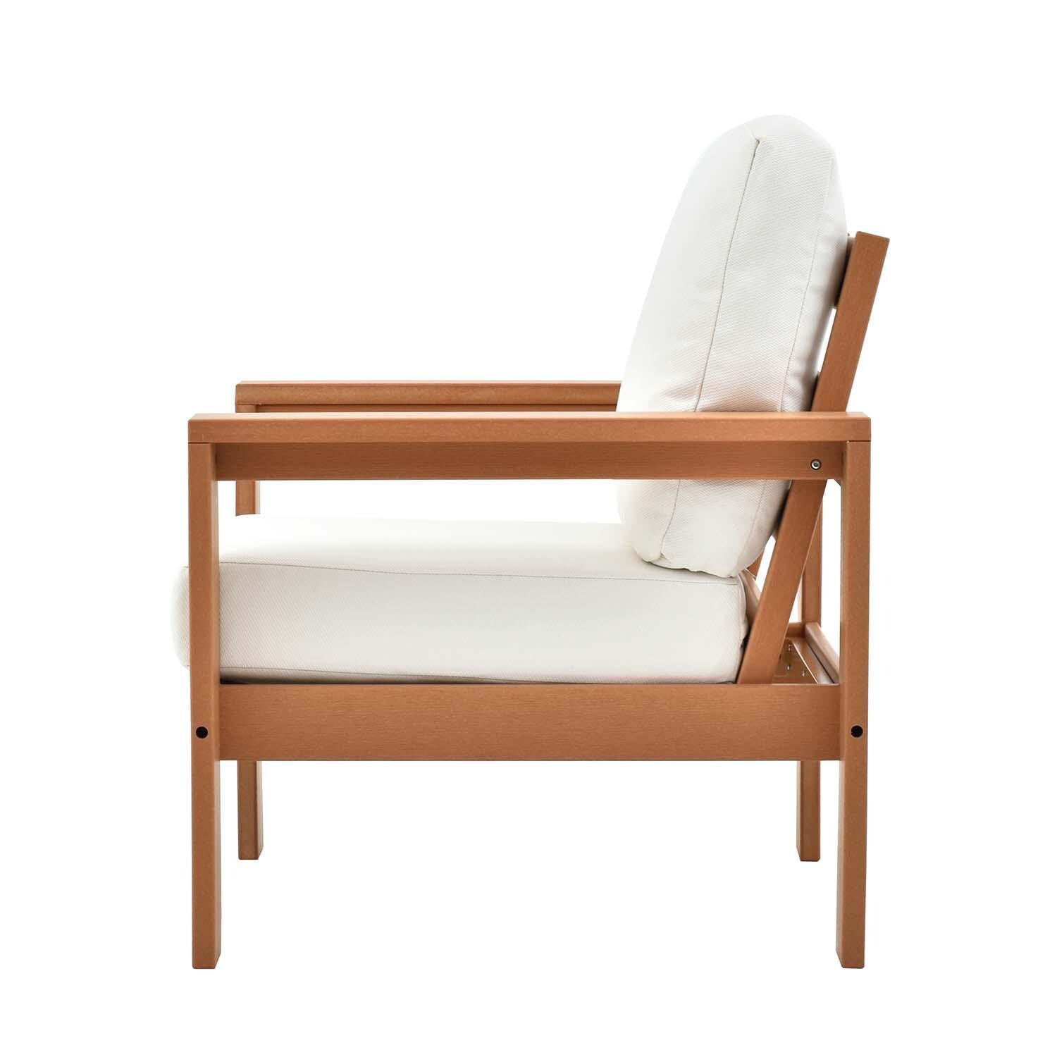 Corbin Bay 5 Pc Set Polyresin Seating Set By Lakeview Outdoor Designs - Chair Side View - Detail thumbnail