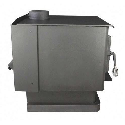US Stove 3000 Sq. Ft. EPA Certified Wood Burning Stove - Left Side View thumbnail