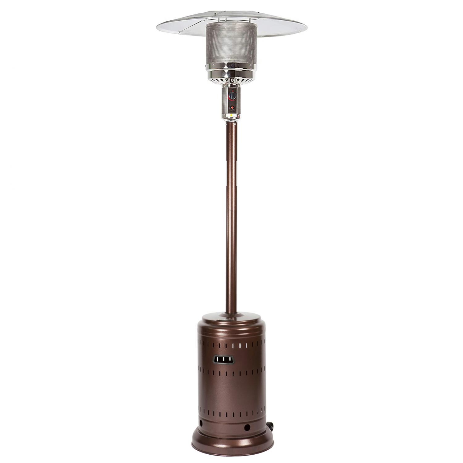 Ultimate Patio 46,000 BTU Propane Portable Patio Heater - Aged Chestnut - SC63008