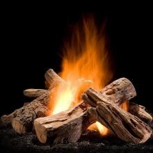 Hargrove 20-Inch Wilderness Split Fire Pit Logs (Logs Only - Burner Not Included) image