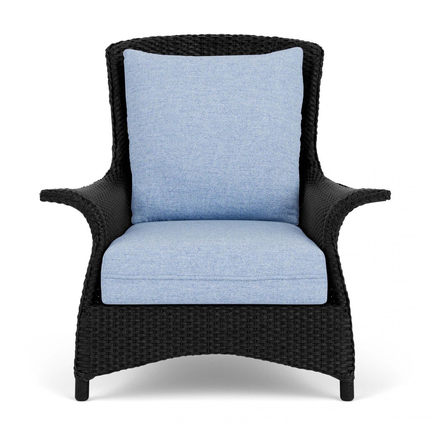 Lloyd Flanders Mandalay Lounge Chair in Ebony Finish with Demo Skyway fabric thumbnail