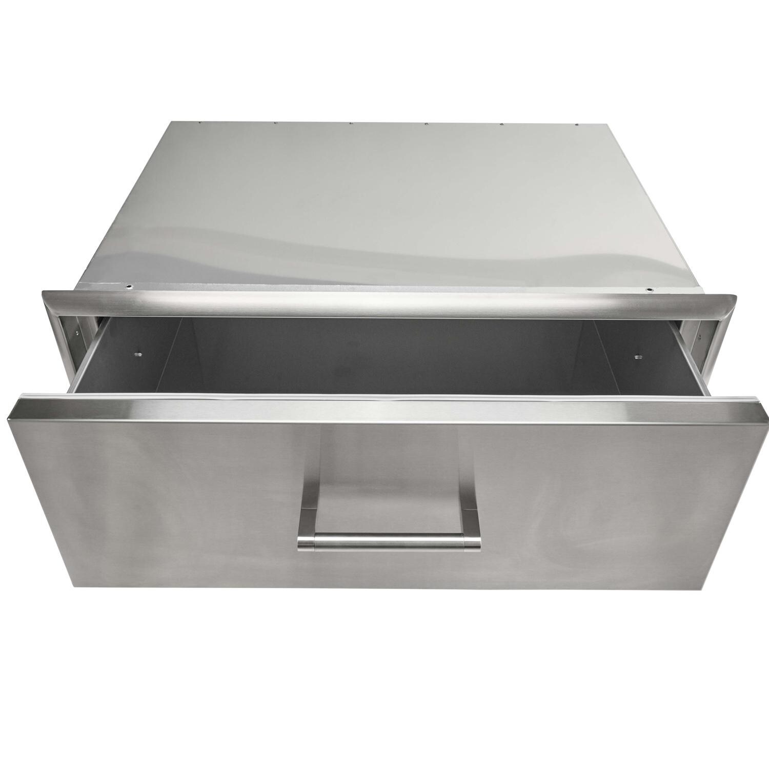 Coyote Outdoor Living C3-SSD28 28 Inch Single Storage Drawer - Open - White Background thumbnail