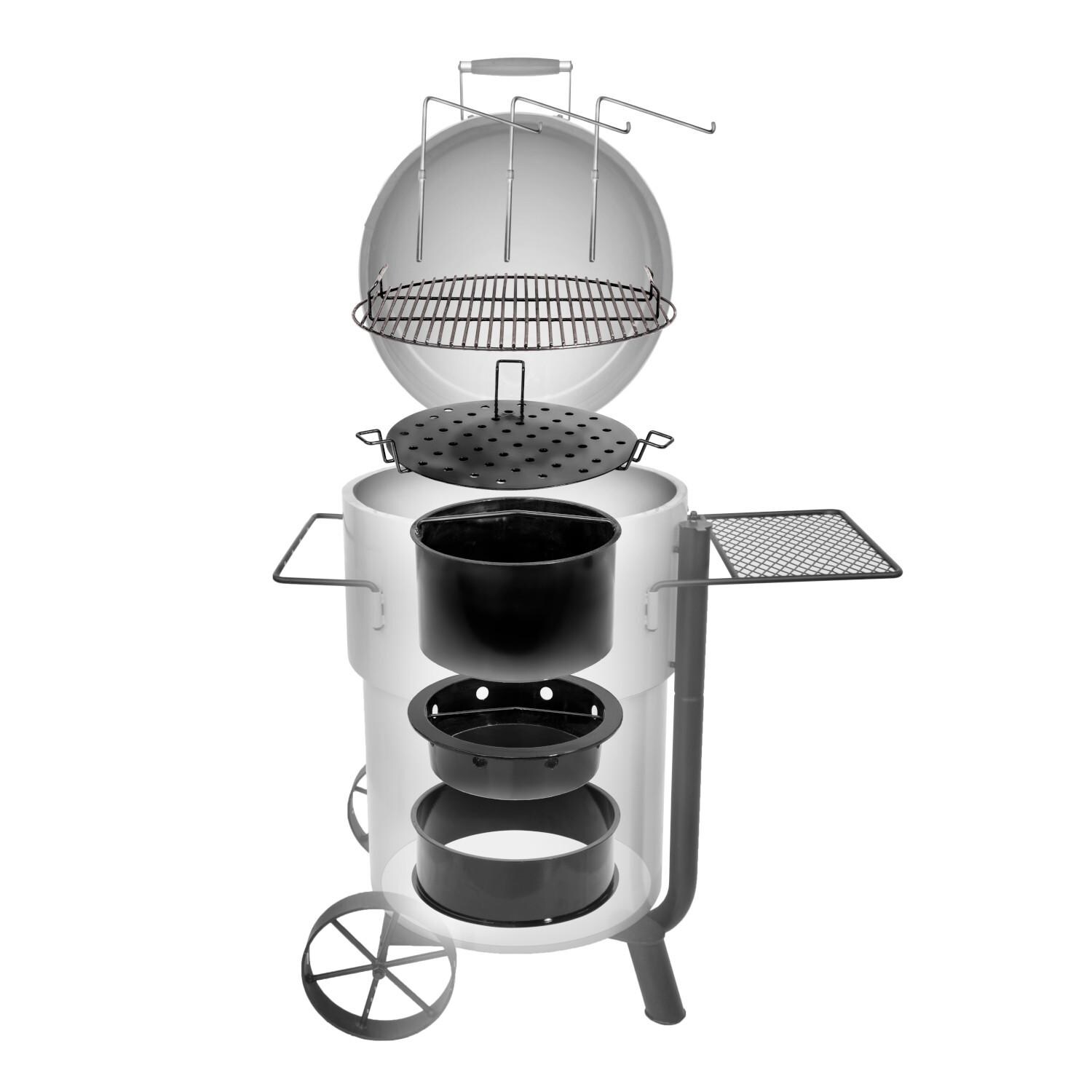 Oklahoma Joe's 19202100 Bronco Pro Drum Smoker - Cutaway thumbnail