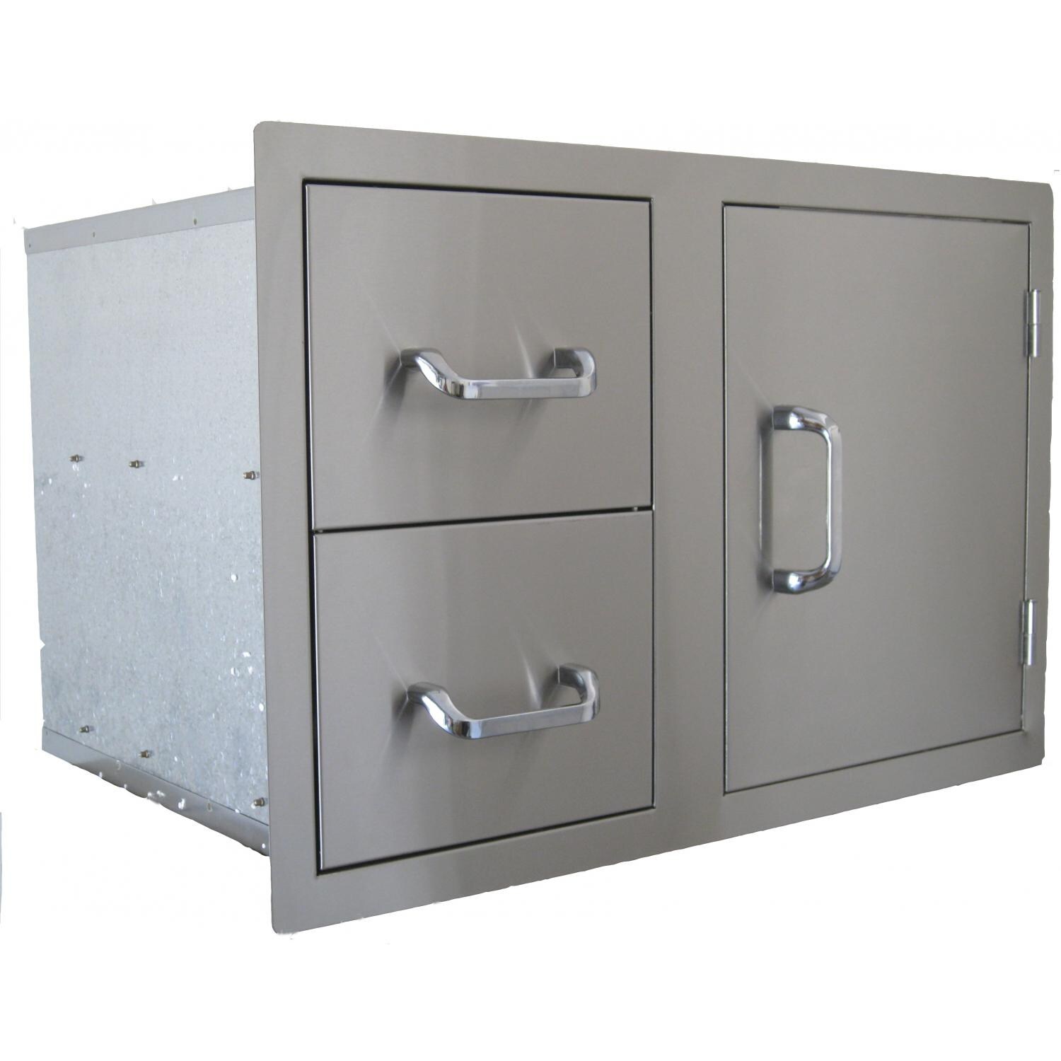 BeefEater 32-Inch Access Door & Double Drawer Combo - 24230 thumbnail