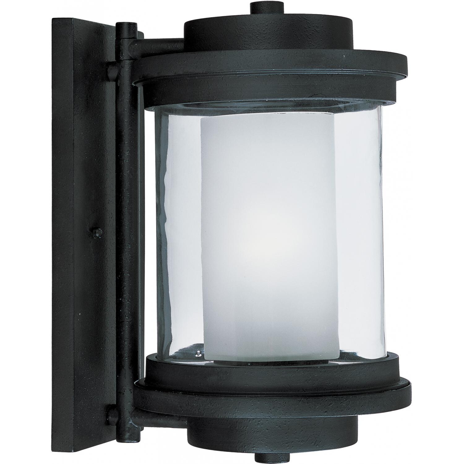 Maxim Lighthouse One Light 13-Inch LED Outdoor Wall Light - Anthracite - 55864CLFTAR