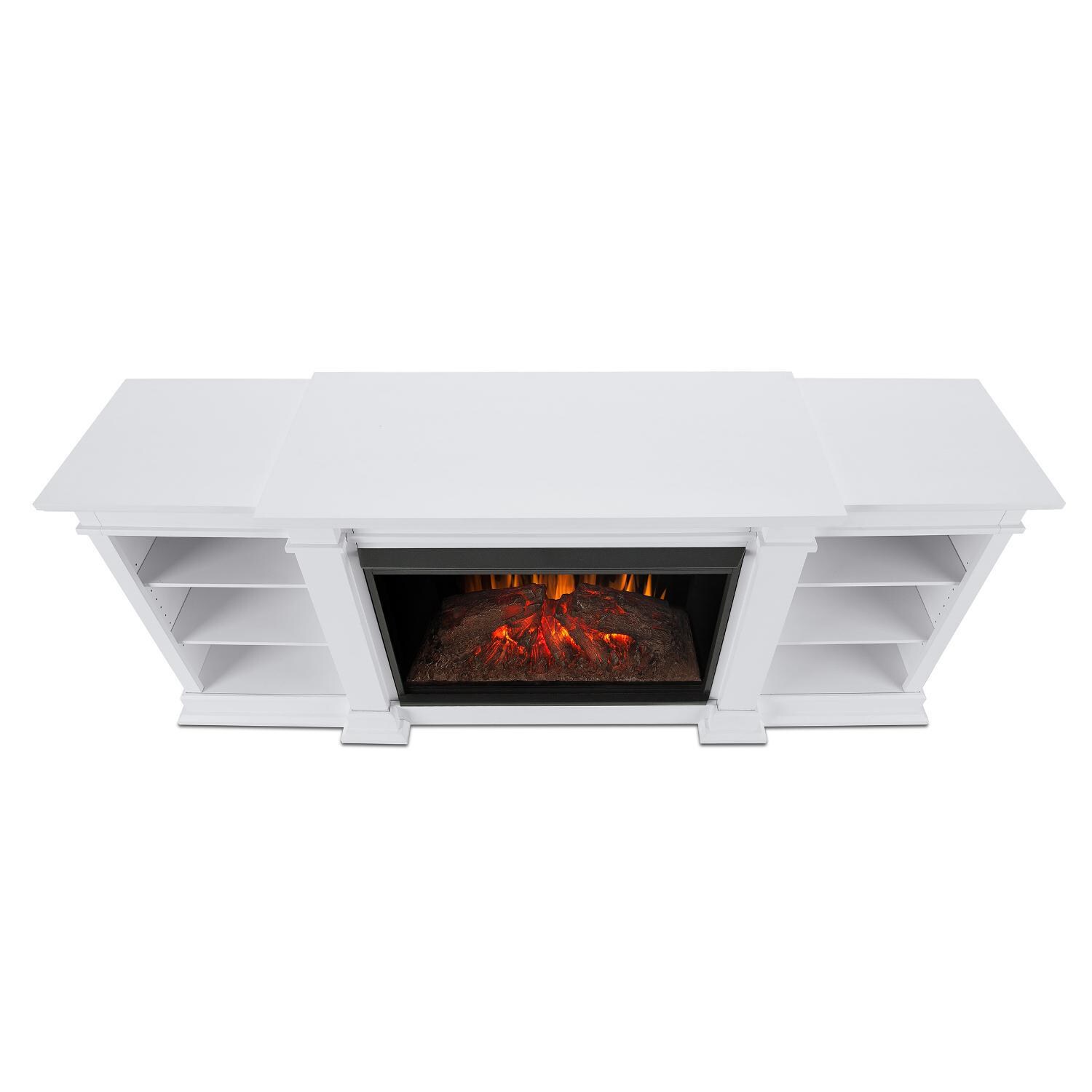 Real Flame 1290e W Eliot Grand 81 Inch Electric Fireplace Entertainment Center White