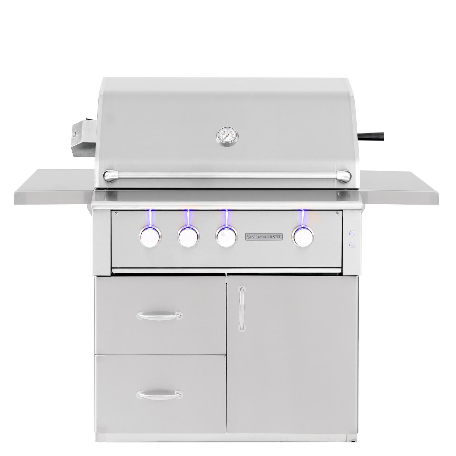 Summerset ALT36T-NG Alturi 36-Inch 3-Burner Natural Gas Grill With Stainless Steel Burners & Rotisserie thumbnail