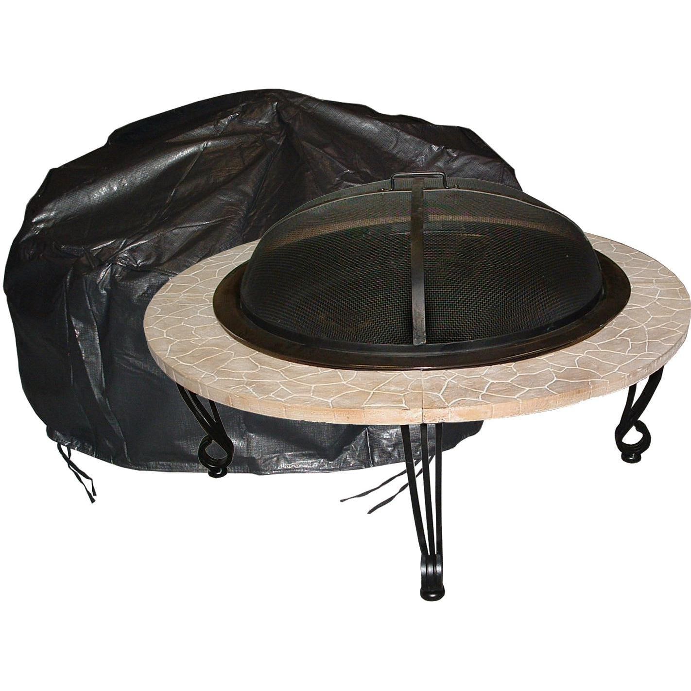 Ultimate Patio 42-Inch Round Vinyl Fire Pit Cover - 2126