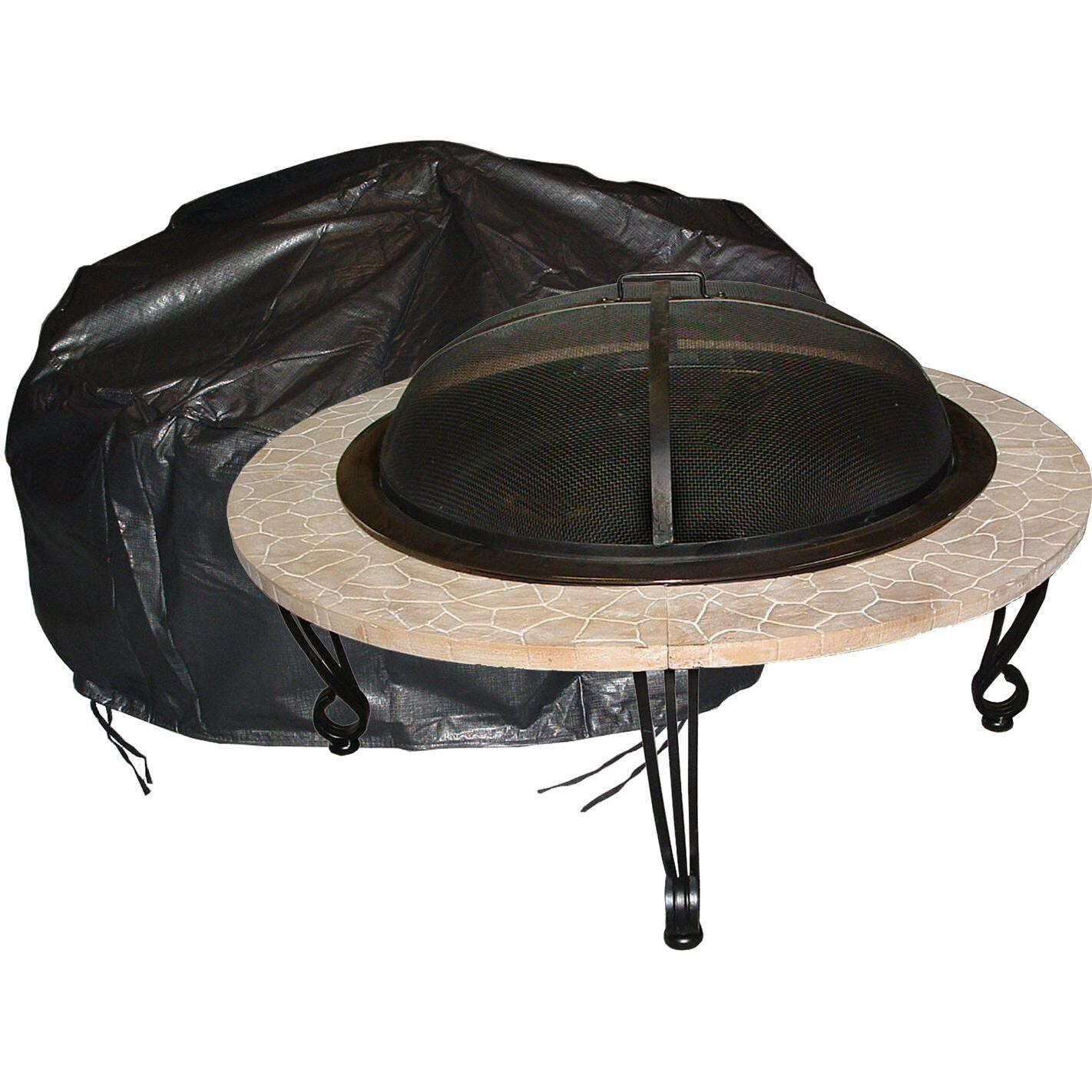 Ultimate Patio 42-Inch Round Vinyl Fire Pit Cover - 2126 thumbnail