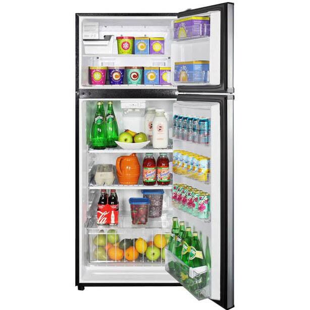 Summit 10.3 Cu. Ft. Refrigerator With Ice Maker - Stainless Steel - Full thumbnail