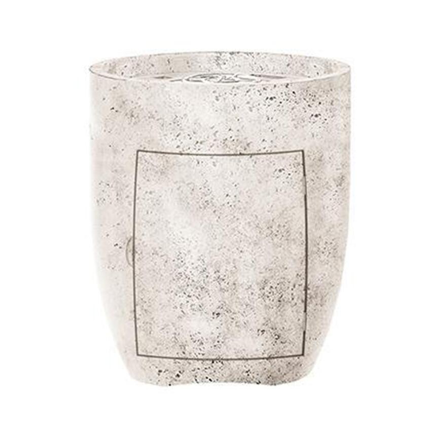Pentola 3 24-in Round GFRC Propane Fire Urn in Natural by Prism Hardscapes