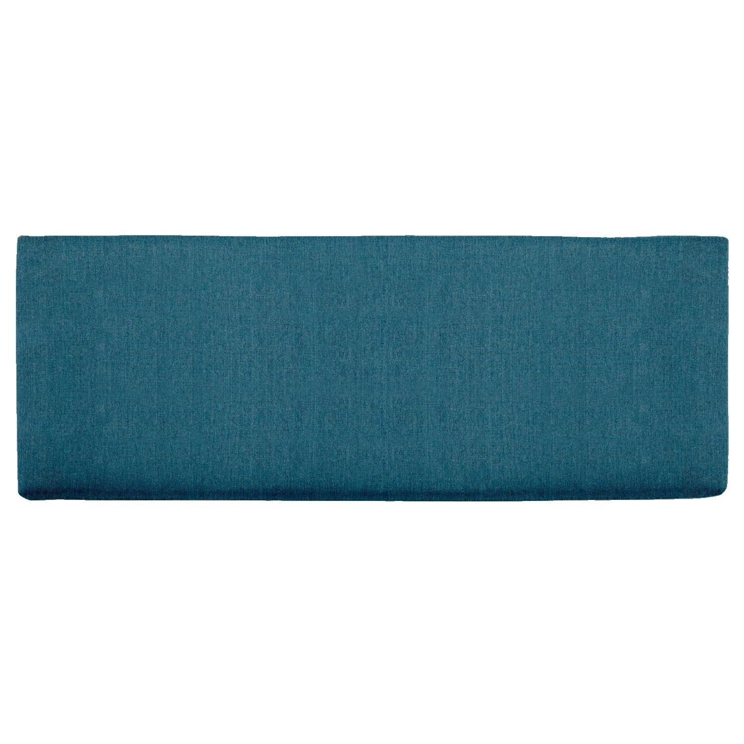 Sunbrella Cast Lagoon Large Outdoor Replacement Bench Cushion W/ Knife Edge By UltimatePatio.com thumbnail