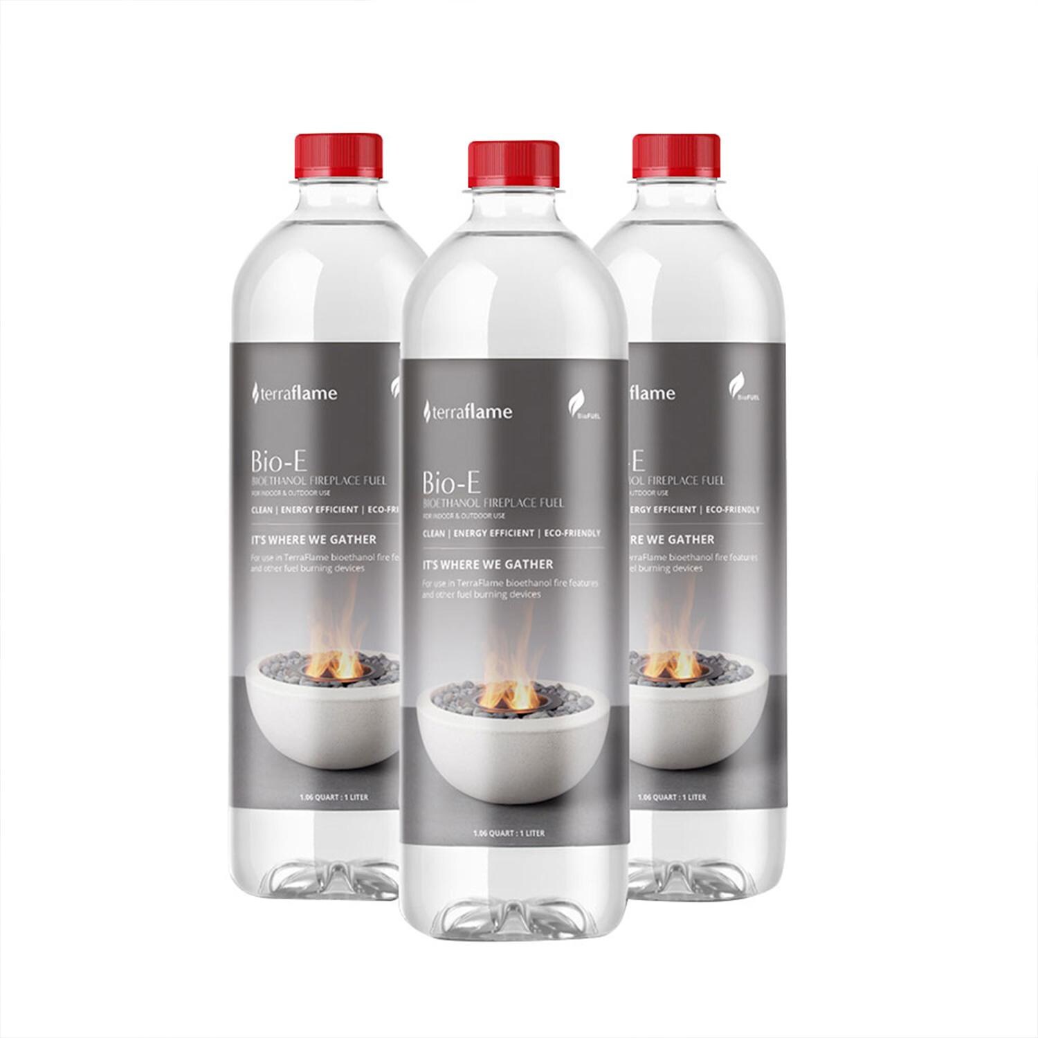 TerraFlame 3 Pack 1L Bio-E Fuel Bottles thumbnail