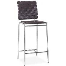 Zuo Modern Criss Cross Counter Stool Espresso (Set Of 2 Stools) 333060 image