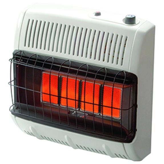 HeatStar By Enerco 30,000 BTU Vent-Free Infrared Thermostatic Natural Gas Space Heater W/ Blower - HSVFRD30NGBT