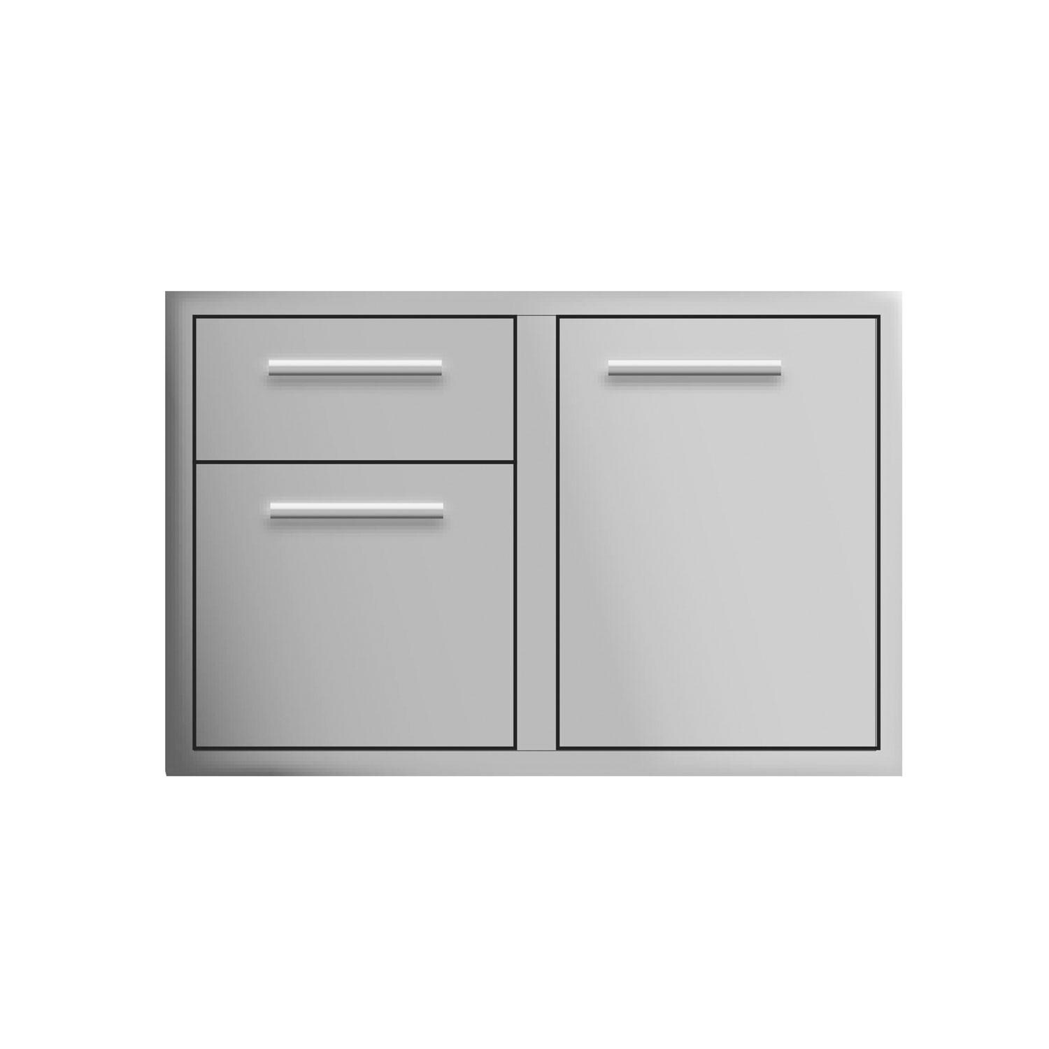 XO Performance XLT 32-Inch Stainless Steel Access Door & Double Drawer Combo - XOG32COMBOXLT